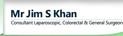 Mr Jim S Khan - Consultant Laparoscopic, Colorectal & General Surgeon